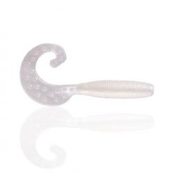 Leurre Souple Reins Fat G Tail Grub Mini 5cm 014 - Pearl White