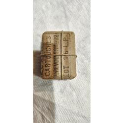 un ballotins en papier  6 cartouches revolver 1892 poudre noire