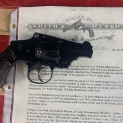 Smith & Wesson Safety 5th Model DA de la Prison de Boston