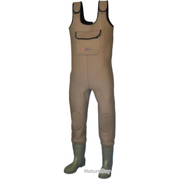 Shakespeare Sigma Wader en noprne impermable avec bottes  semelle  crampons pour homme et femme