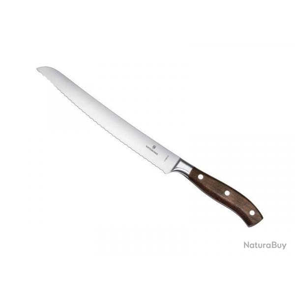 BEL2250 COUTEAU A PAIN VICTORINOX FORGE GRAND MAITRE LAME 23CM MANCHE BOIS D'ERABLE NEUF