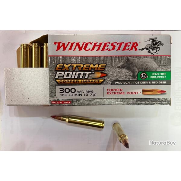 WINCHESTER EXTREME POINT LEAD FREE CAL 300 WIN MAG 150GR