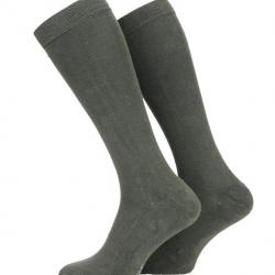 Chaussettes outdoor en bambou vert kaki