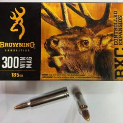 MUNITION BROWNING BXC CALIBRE 300 WIN MAG 185GR