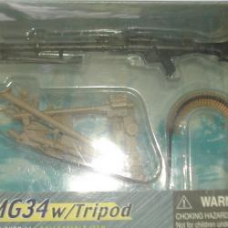 Figurine Dragon 1/6 Mitrailleuse MG 34 avec trépied