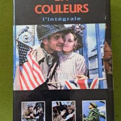 COFFRET DE 3 CASSETTES VIDEO SUR LA 2EME GUERRE MONDIALE, IMAGES FILMEES EN COULEURS