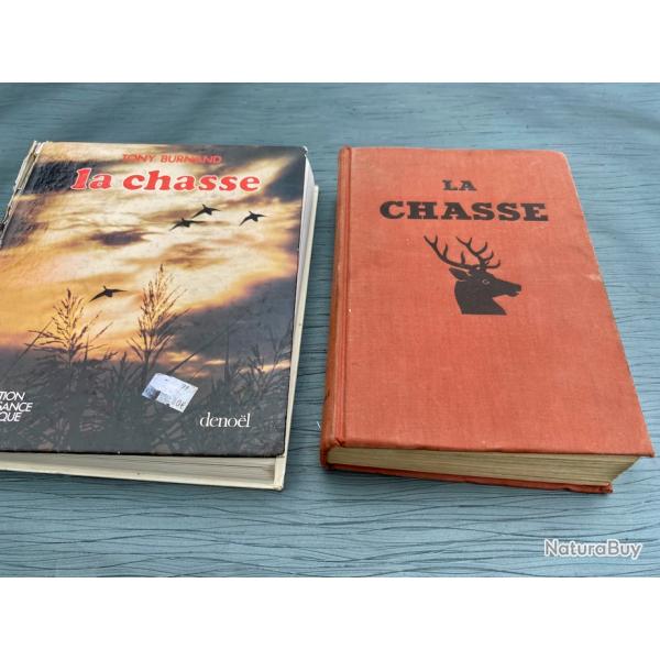 Lot de 2 livres sur la chasse