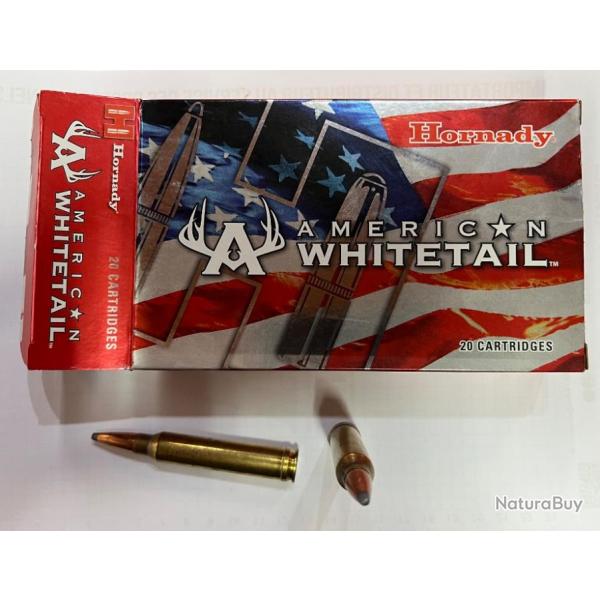 munition HORNADY AMERICAIN WHITETAIL CALIBRE 300 WIN MAG 150GR INTERLOCK