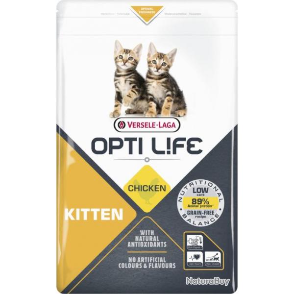 OPTILIFE CAT KITTEN POULET SANS CEREALES 1KG