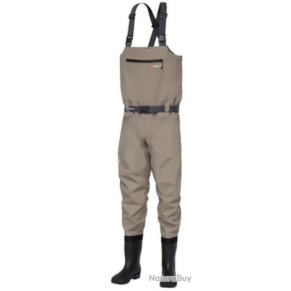 WADERS RESPIRANTS GREYS FIN BREATHABLE AVEC BOTTES CRANTEES XL 44/45