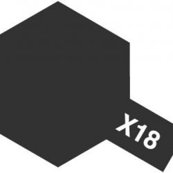 Peinture X18 Noir satiné 10 ml | Tamiya (0000 1283) - Maquette à monter