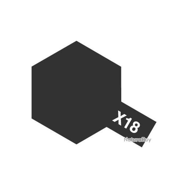 Peinture X18 Noir satin 10 ml | Tamiya (0000 1283) - Maquette  monter