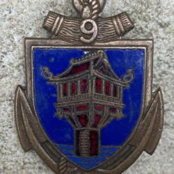 9° Régiment d'Infanterie de Marine, émail(ANC)