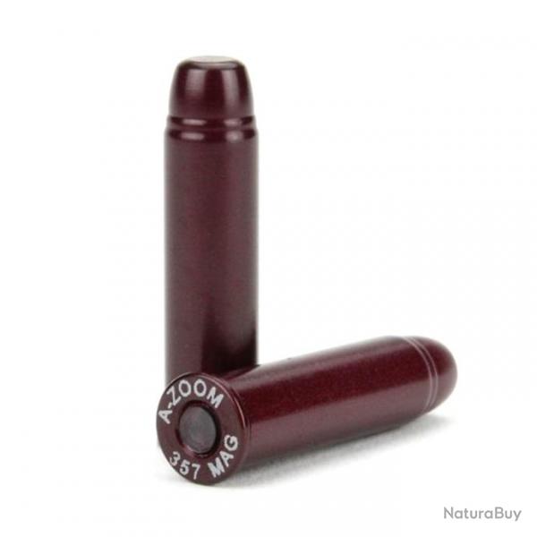 6 douilles amortisseur "Snap cap" cal. 357 Mag en aluminium - A-Zoom