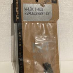 MAGPUL LOT DE VIS M-LOK T-NUT REPLACEMENT SET MAG-615-BLK