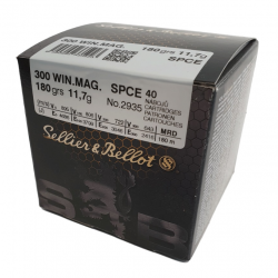 Balles S&B - Cal. 300 Win. Mag. SPCE - 40