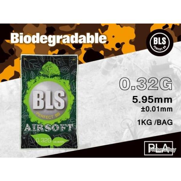 Sachet de billes BIO 0,32g - 1kg / Blanc - BLS