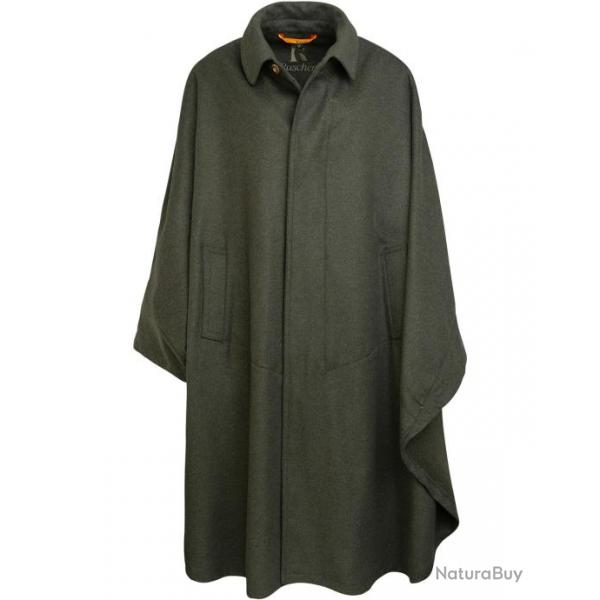 Cape de pluie en loden (Couleur: Olive, Taille: M)