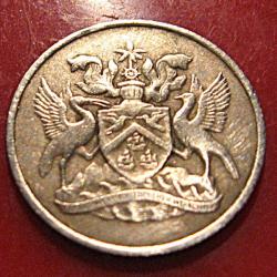TRINIDAD & TOMAGO  piece de 10 cents  1966 TTB diametre 16 mm