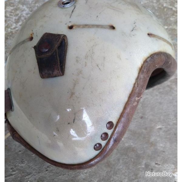 Casque pilote de chasse gueneau 313 geno arme de l'air avion aviation