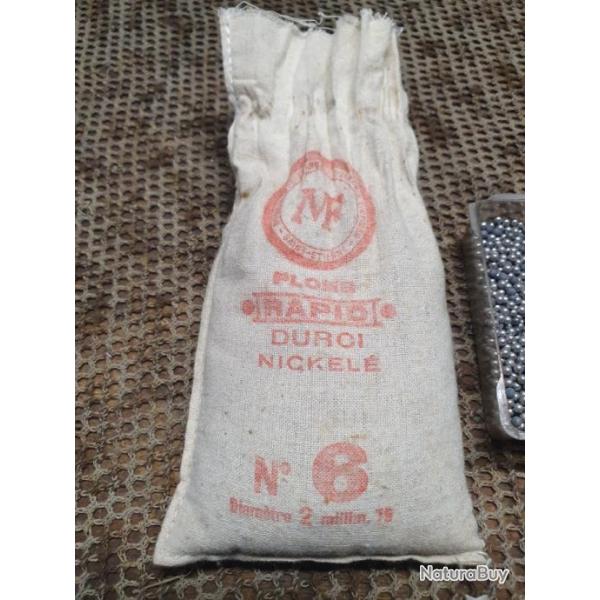 1 kg de grenaille de plomb durci nickel MANUFRANCE N6 (avec un peu de plomb normal mlang dedans)