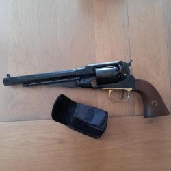 ensemble pistolet poudre noire pietta remington army acier 44 avec consommables