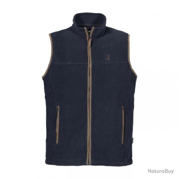 Gilet polaire ss manche Percu Scotland bleu Taille 4