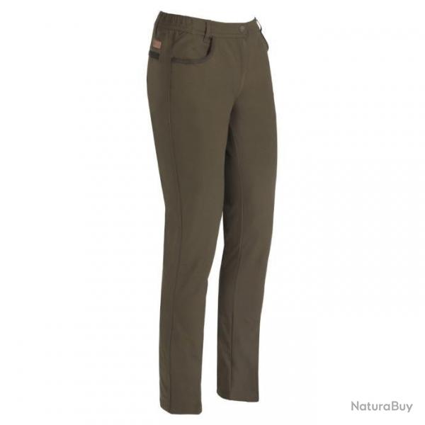 SOLDES Pantalon femme Percussion savane stretch Taille