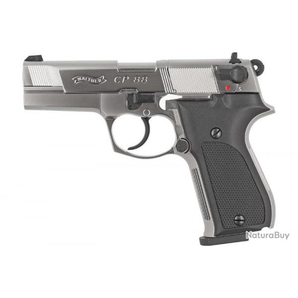 Pistolet CP88 Nickel CO2 4.5mm  plombs Walther