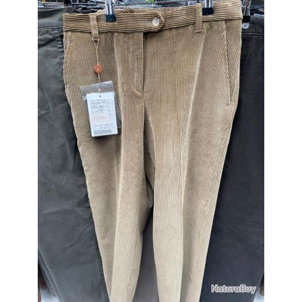 Pantalon femme velours beretta Strecth  44