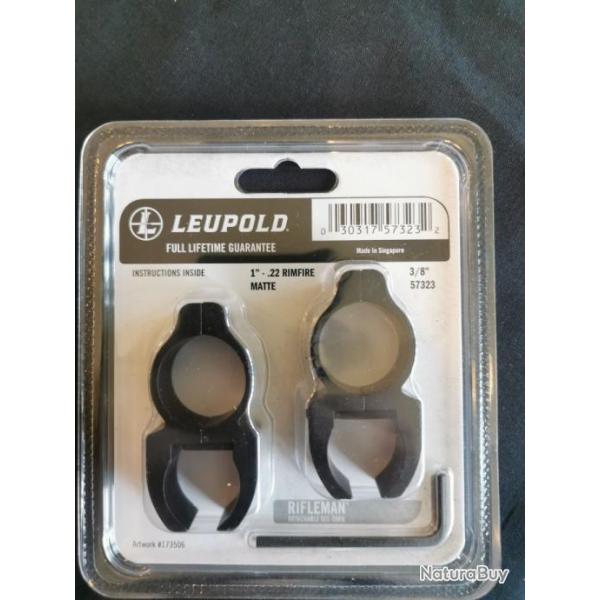 Destockage 1 sans prix de rserve. Leupold Montage 1 pouce rail 11mm