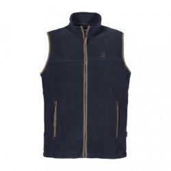 SOLDES Gilet polaire ss manch Perc Scotland bleu T3XL (Taille 7)