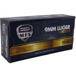 Vente Flash ! 500 cartouches MFS - Cal. 9 mm Luger