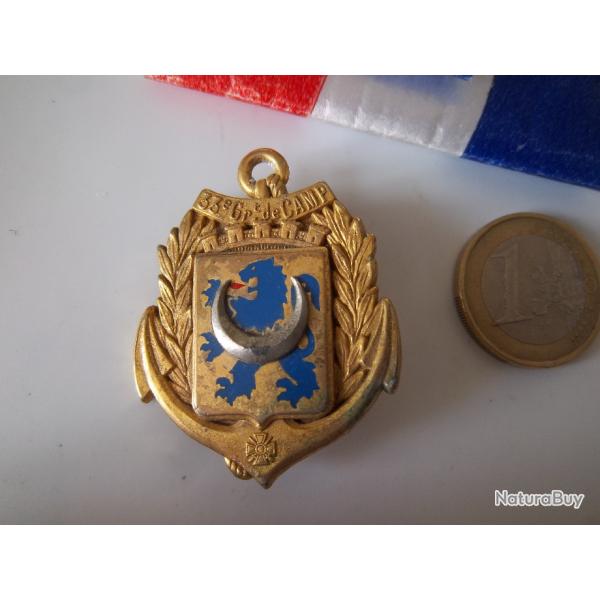 33 groupement de camp insigne militaire collection Fraisse