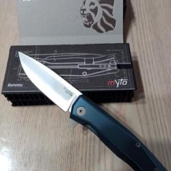 Couteau Lionsteel Myto blue M390 titanium