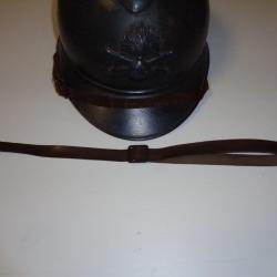 Jugulaire cuir pour casque Adrian Mle.15 ww1