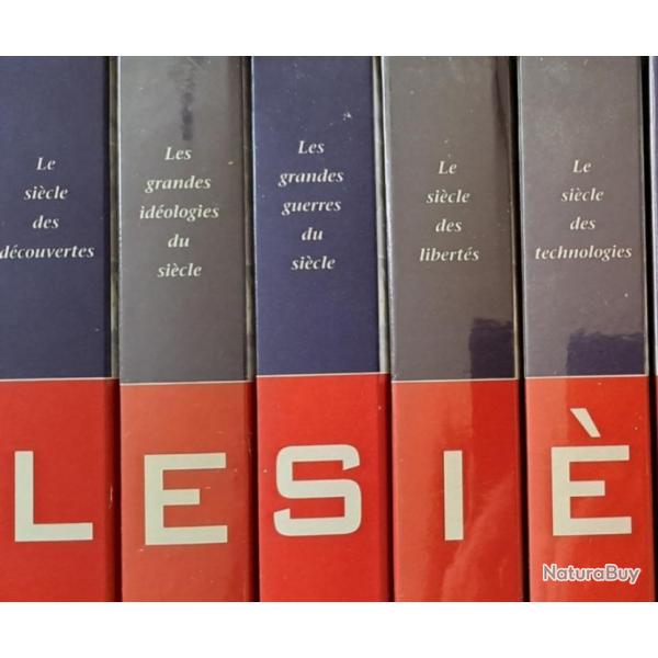 COFFRET DE 10 CASSETTES VIDEO INTITULE "LE SIECLE" 1900-2000