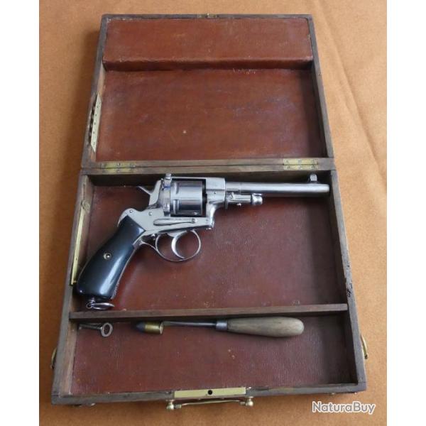 Trs beau revolver de tir Auguste Francotte calibre 450