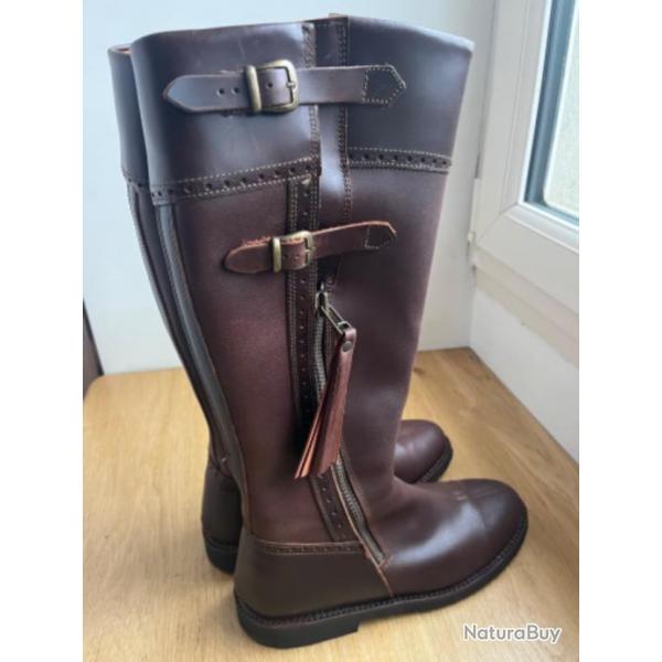 Bottes de chasse  courre haute Marjoman