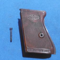 POIGNÉE CROSSE PLAQUETTES PISTOLET MANURHIN WALTHER PPK EN BAKELITE 1 PIÉCE