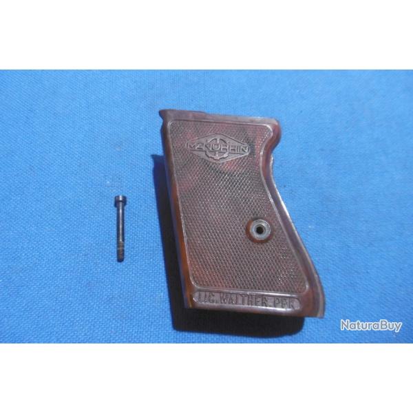 POIGNE CROSSE PLAQUETTES PISTOLET MANURHIN WALTHER PPK EN BAKELITE 1 PICE