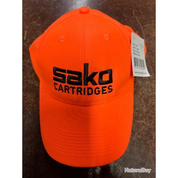 CASQUETTE SAKO CARTRIDGES ORANGE TAILLE UNIQUE