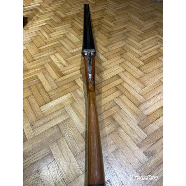 Fusil espagnole juxtapos calibre 12 70 choke fixe  2'' 3/4 Cannon 71 cm  longueur total 113 cm