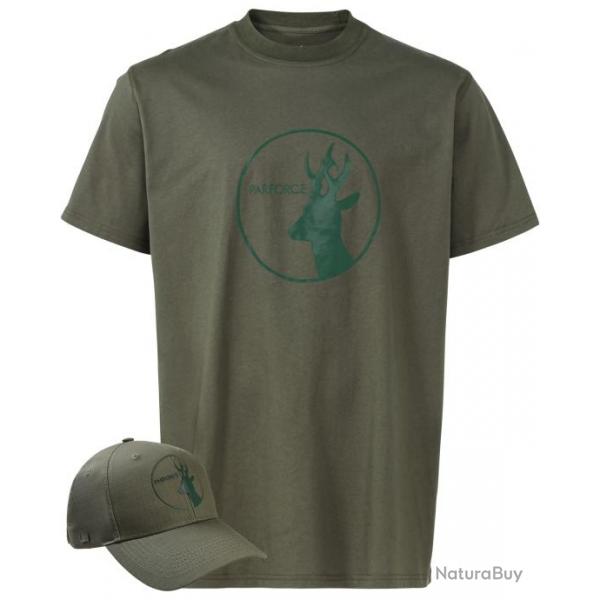 Ensemble T shirt et casquette Bock Couleur Vert