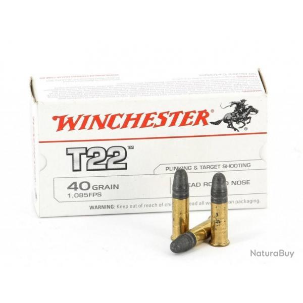 Munitions 22lr winchester T22 par 50