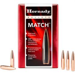 Boîte de 500 Ogives Hornady 6mm .243 105gr BTHP Match