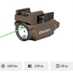 Olight Baldr Mini TAN | Lampe de poche puissante laser vert