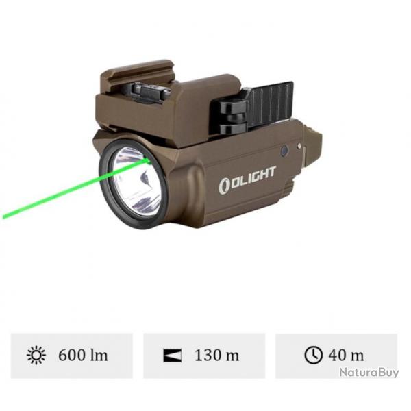 Olight Baldr Mini TAN | Lampe de poche puissante laser vert