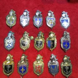 lot d'insignes gendarmerie metal