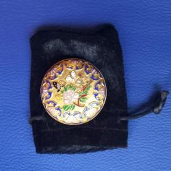 boite à pilule cloisonné vintage